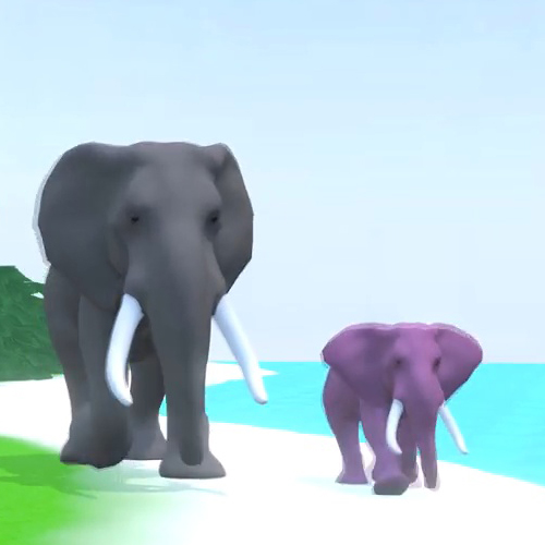 เพลง ช้าง การ์ตูน 3D น่ารักๆ 