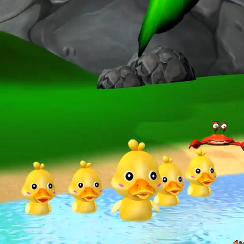 เพลง เป็ด ♫ ก๊าบ ก๊าบ ก๊าบ ♫ เป็ดอาบน้ําในคลอง