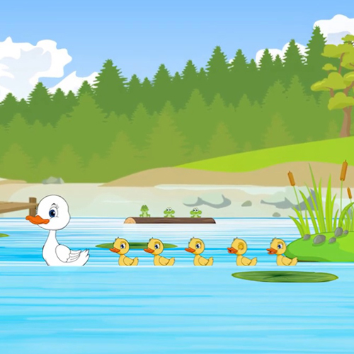 เพลง Five Little Ducks | ลูกเป็ด 5 ตัว เพลงเด็กภาษาอังกฤษ